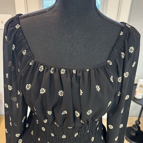 MADEWELL EUC! Crop Daisy 🌼 Top. Shear Sleeves. - Picture 2 of 7
